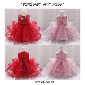 Party Dress Baby Tutu Merah